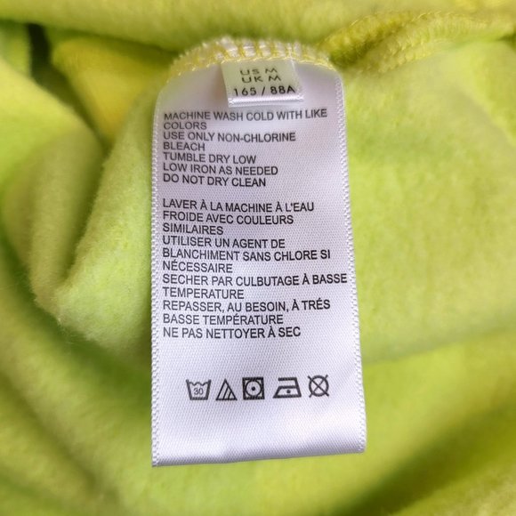 BDG Urban Outfitters Yellow Cropped Long Sleeve Zip Up Hoodie, Size Medium, EUC - Picture 8 of 8